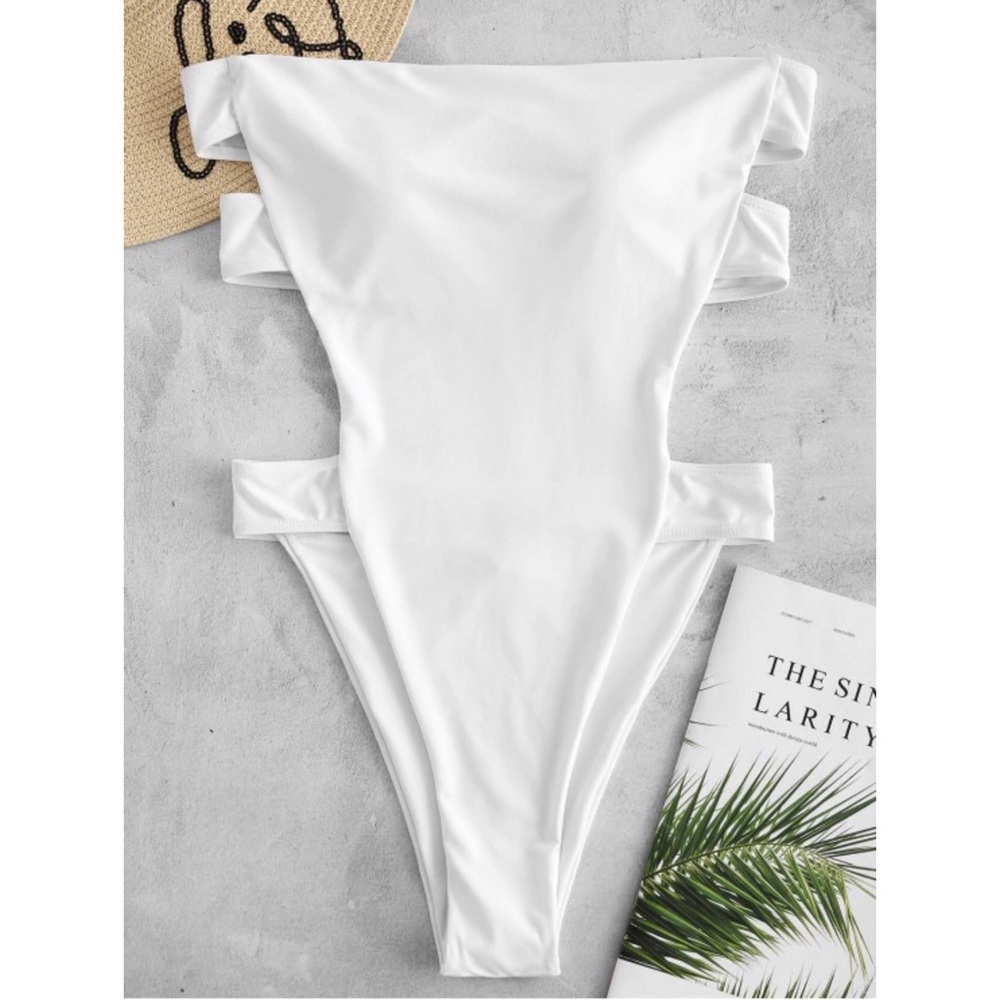 White One Piece Swimsuit